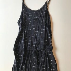 Black and white romper